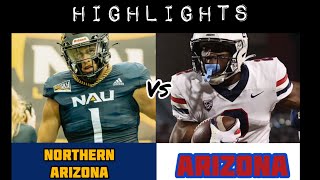 NAU Vs Arizona Full-Game Highlights | FCS Week 3