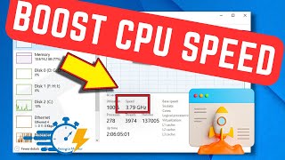 How to Boost Processor or CPU Speed in Windows 10 Boost FPS
