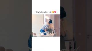 cute love bite😙🤭#kdrama #thaidrama #love #shorts #shortvideo #funny #cdrama #couple #fypviralシ