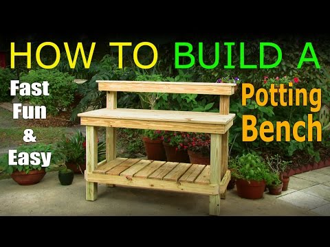 DIY | How to Build a Potting Bench / Work Bench | Official Video DIY | How to Build a Potting Bench / Work Bench | Official Video