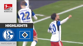 HSV With A Top Start | FC Schalke 04 - Hamburger SV 0-2 | Highlights | MD 18 - Bundesliga 2 2023/24