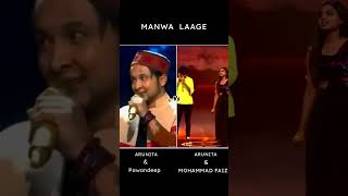 MANWA LAAGE🔥BRAND SONG ♡ ARUNITA & PAWANDEEP VS ARUNITA & MOHAMMAD FAIZ