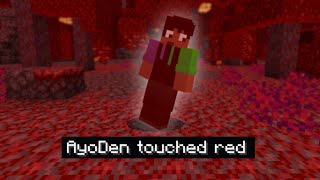 Minecraft, But I Can't Touch The Color Red