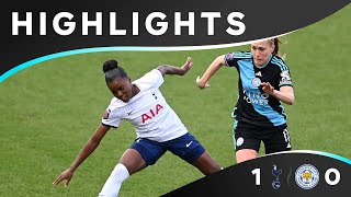 Beaten On The Road | Tottenham Hotspur 1 LCFC Women 0