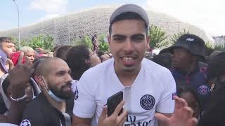 PSG fans react after Lionel Messi's unveiling | French Ligue 1 | 法甲 巴黎圣日耳曼 梅西 球迷反应