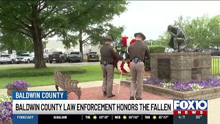 Baldwin County agencies honor fallen officers