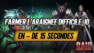 Araignée Difficile / Hard 10 en 14 secondes avec Akemtum ! - Raid Shadow Legends