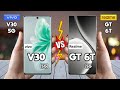 vivo V30 Vs Realme GT 6T - Full Comparison 🔥 Techvs