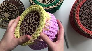 How to make a lid for your crochet basket