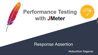 JMeter - Response Assertion