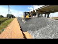 Incredible Features Skills Controller KUMATSU D41P Bulldozer Moving Gravel | Big Truck 12 Wheel