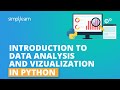 Introduction To Data Analysis Using Python | Data Analysis And Visualization With python|Simplilearn