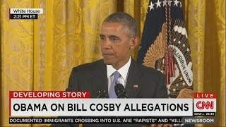 President Obama Calls Out Bill Cosby, Defines Rape in Press Conference