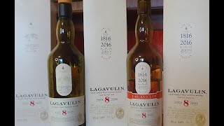 Виски Lagavulin 8 Y.O. ABV 48% дегустация и сравнение двух релизов.