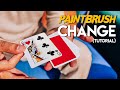 The Paintbrush Change - Card Magic Tutorial (Easy)