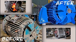 Restoring a 55 KW Motor | ASMR for Motor Repair Enthusiasts