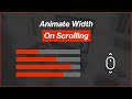[Arabic] HTML, CSS, JavaScript Tutorials - Animate Width On Scrolling