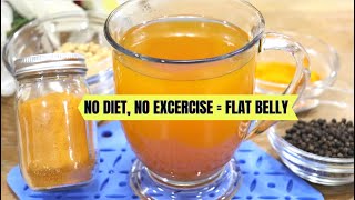 Turmeric Tea DIY Mix For Weight Loss-Get Flat Belly In 5 Days Without Diet/Exercise