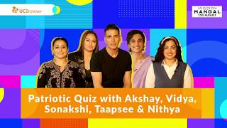 THE MOST HILARIOUS Quiz with Akshay, Taapsee, Sonakshi, Vidya| Mission Mangal | UC Browser