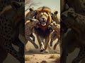 lion क्यों hyena को नहीं खाता 🤔 by info fact news