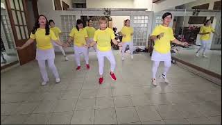 Line Dance RUNGKAD - Choreographed by Bambang Satiyawan (INA), Demo by Ida Purba