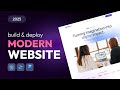 How To Build & Deploy Modern Responsive Website Using React JS & Tailwind CSS | Frontend Project