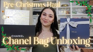 Chanel Bag Unboxing + Another Pre-Christmas Haul \u0026 Gift Ideas! Beauty, HELAS Jewelry Pearls, Perfume