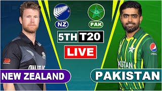 PAKISTAN vs NEW ZEALAND 5TH T20 MATCH Live SCORES | PAK VS NZ LIVE LAST 4 OVERS