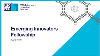 Emerging Innovators Fellowship Introductory Webinar