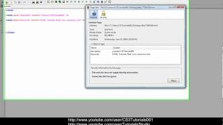 HTML Editing/Programming Tutorial -15- Meta Tags