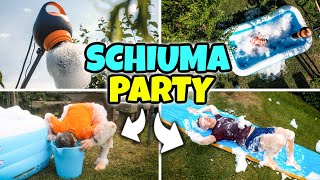 FACCIAMO UNO SCHIUMA PARTY IN GIARDINO con la Macchina della Schiuma