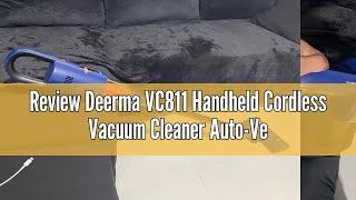 Review Deerma VC811 Handheld Cordless Vacuum Cleaner Auto-Vertical Handheld 5500Pa for Home Car