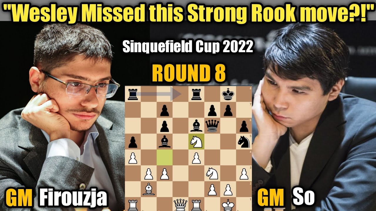 Alireza Firouzja VS Wesley So | Sinquefield Cup 2022 | Grand Chess Tour ...