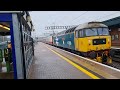 lsl br class 40 40013 d213 andania passing didcot parkway with 1z27 northampton to kingswear