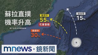 「蘇拉」花東登陸機率增至5成　開學日恐遇颱風攪局｜#鏡新聞