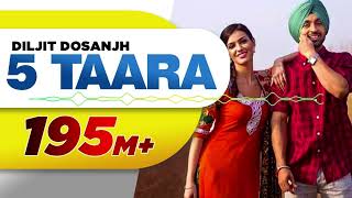 5 TAARA (Panj Taara) | Diljit Dosanjh | Audio Visualizer | Desi Bhangra