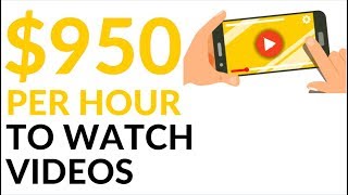 Earn $950 in 1 Hour WATCHING VIDEOS! (Make Money Online)