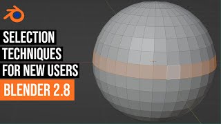 Blender 2.8 selection techniques