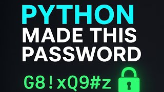 This Python Code Creates Unhackable Passwords 🔐