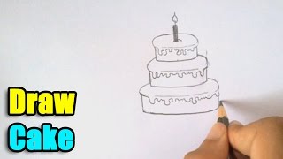 How to Draw Cake