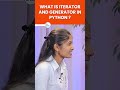 What is iterators and generators in Python? |  #thekiranacademy
