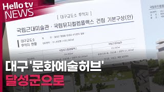 문화예술허브 조성사업, 북구 아닌 달성군으로