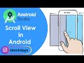 Scroll View in Android Studio