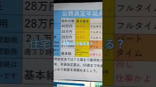 定年延長制度給料