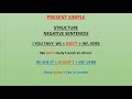 the present simple uses u0026 structure english version