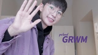 GRWM🇵🇱남자 안경 메이크업 하면서 폴란드 여행 얘기해요!👓🕶ㅣGlasses makeup lookㅣ남자뷰티유튜버 COGUY