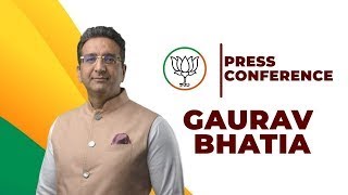 BJP PC LIVE | BJP Leader Gaurav Bhatia addresses press conference | New Delhi |BJP HQ