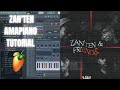 How to Make Havard Amapiano like Zan'Ten & From Scratch | FL Studio tutorial 