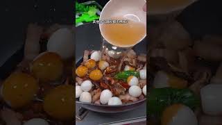 卤肉 小白 都能 做 做 的 ​​卤肉 饭 ， 汤汁 拌饭 吃 两碗 #shorts