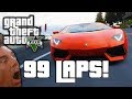 GTA V: 99 LAP RACE! (GTA 5 Online Funny Moments)